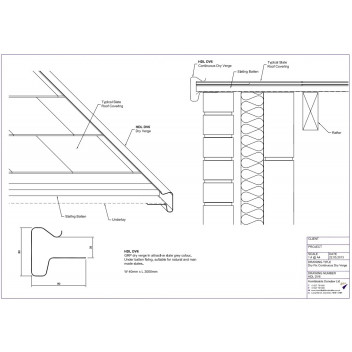 Hambleside Danelaw Dv6 Dry Verge 40mm Gap Batten Fix