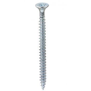 TIMco 60080SOLOZ Solo Woodscrew CSK PZ3 No.12 x 3in BZP (200)