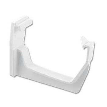 Floplast Squareline RKS1W 114mm Fascia Bracket White