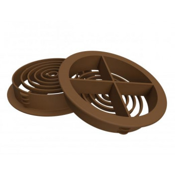 Manthorpe G700BR Circular Soffit Vent 70mm Brown