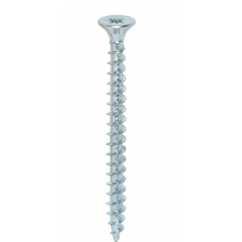 TIMco 50060SOLOZ Solo Woodscrew CSK PZ2 No.10 x 2 1/2in BZP (200)