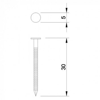 Floplast CP30W 30mm Cladding Pins (250)