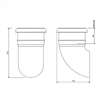 Floplast Xtraflo SP171B 110mm Shoe Black