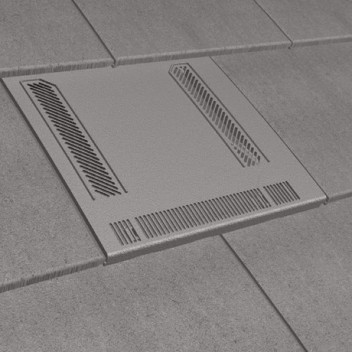 Forticrete SLSV SL8 Lo-Vent Tile Soil Vent Grey