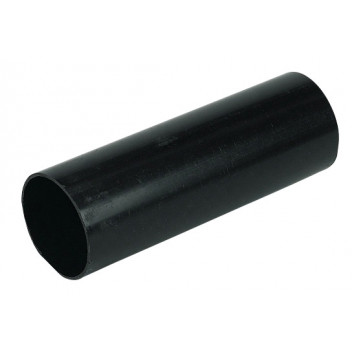 Floplast Rainwater RP4B 68mm Round Downpipe 4m Black