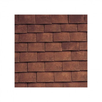 Sandtoft 2453905096 Clay Half Round Handmade Ridge Dark Red