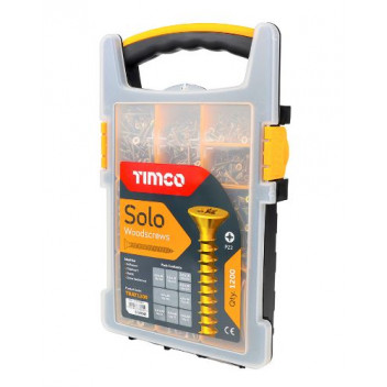 TIMco TRAY1200 Solo Woodscrew Mixed Tray ZYP (1200)