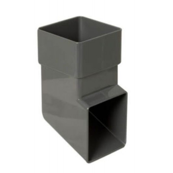 Floplast Rainwater RBS3AG 65mm Square Shoe Anthracite