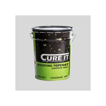 G&B TOPCUREITGRAPHITE20 Cure It Roofing Topcoat Graphite 20kg