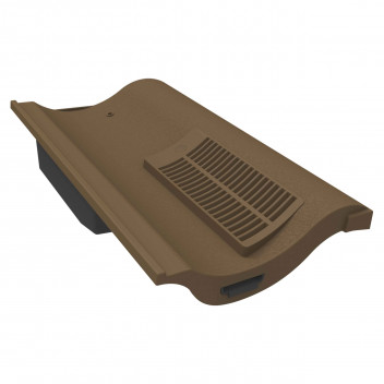 Manthorpe GTV-SP-BR Single Pantile Tile Vent Brown