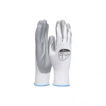 Polyco 659001100 F Grip Nitrile Palm Gloves Size 10 White