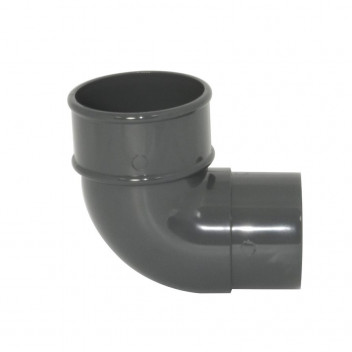 Floplast Rainwater RB1A 68mm Round 92D Offset Bend Anthracite