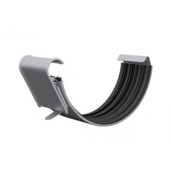 Lindab RSK100 HR Gutter Joint 100mm Black