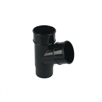 Floplast Rainwater RY1B 68mm Round 67D Branch Black