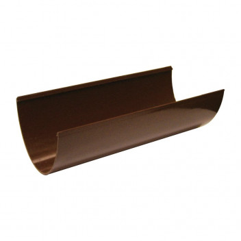 Floplast Hi-Cap RGH4BR Gutter 4m Brown