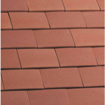 Marley Acme Single Camber Plain Tile Eave Top Red Sand Faced