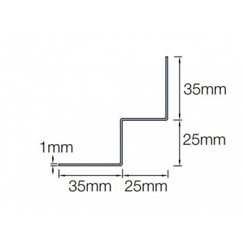 Etex 4032429 Cedral Lap Int Corner 3m CL104 Light Oak