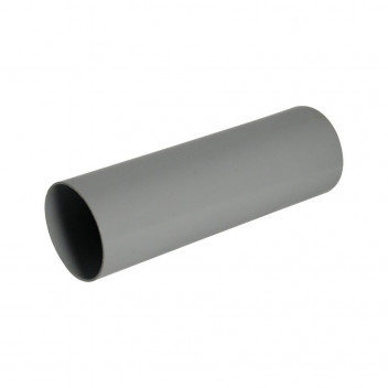 Floplast Rainwater RP4G 68mm Round Downpipe 4m Grey