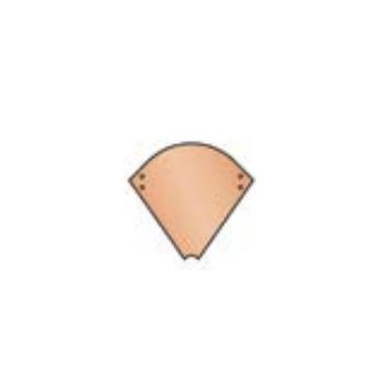 Koramic 12861005 Clay 303 Sanded Plain Valley Tile 45D Old Weathered