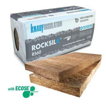 Knauf 2411330 Rocksilk RS60 75mm x 600mm x 1.2m (6pk)