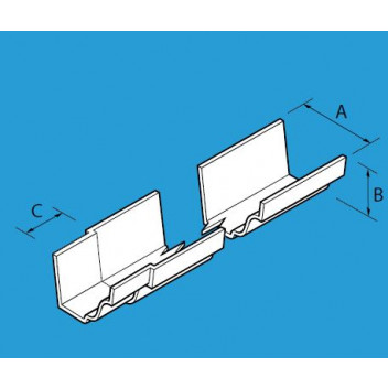 Alumasc MG1/196 125x100mm Mould Gutter 1.83m PPC