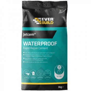 Sika JETWAT3 Jetcem Waterproofing Rapid Setting Cement 3kg