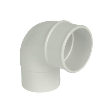 Floplast Rainwater RB1W 68mm Round 92D Offset Bend White