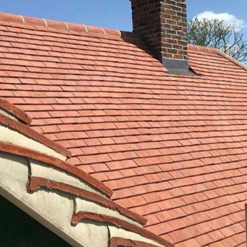 Heritage Clay Tiles Clayhall Eave Tile Red