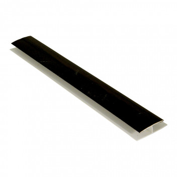 Floplast HHWB Hollow Soffit H Trim 5m Black Ash