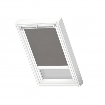 Velux RSL CK06 4161SWL Solar Roller Blind Grey White Line