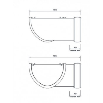 Floplast Hi-Cap RAH1A 90D Angle Anthracite