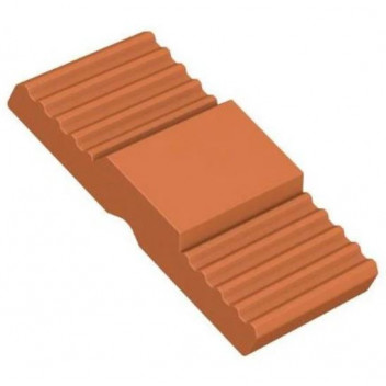 Marley Clay Lincoln Double Dentil Slip Natural Red