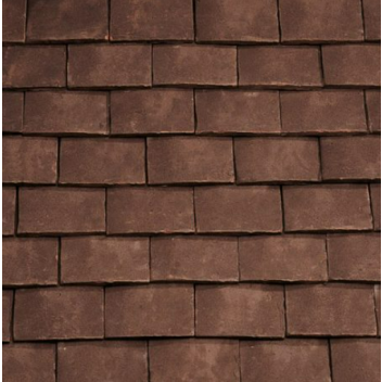 Sandtoft 2453249041 Clay Goxhill Plain Fishtail Eave Tile D Chestnut