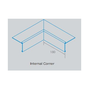 Ryno 18.5251 GRP Trim F4 Internal Angle Black