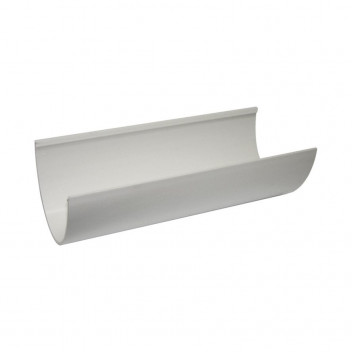 Floplast Hi-Cap RGH4W Gutter 4m White