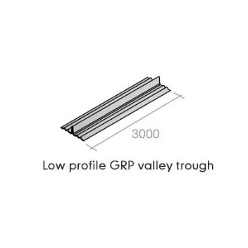 Marley Low Profile GRP Valley Trough 3m