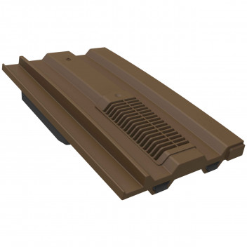 Manthorpe GTV-MC-BR Mini Castellated Tile Vent Dark Brown