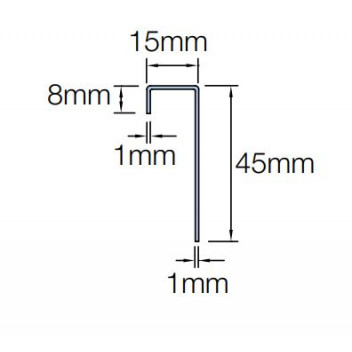 Etex 4031211 Cedral Click/Lap Connection Profile 3m C10 Sky Blue