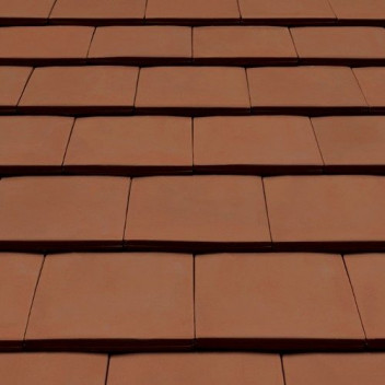 Sandtoft 2453600165 Clay 20/20 Interlocking Plain Tile Natural Red