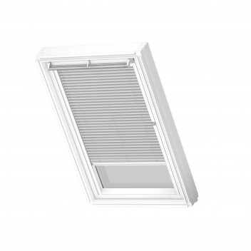 Velux PAL SK06 7057SWL Manual Venetian Brushed Silver, White Line