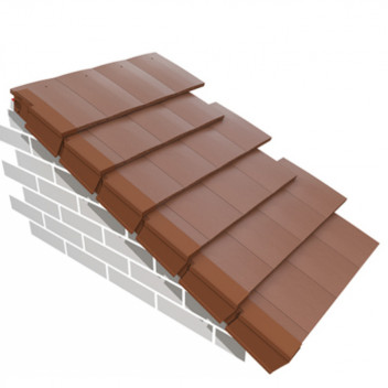 Marley Ashmore Dry Verge Unit LH 396 Smooth Brown 13