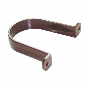 Floplast Rainwater RC1BR 68mm Round Pipe Clip Brown