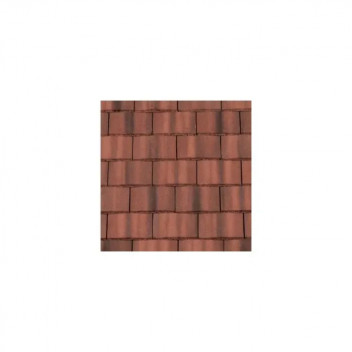 Redland Regent Cloaked LH Verge Tile - Farmhouse Red