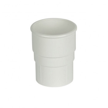 Floplast Rainwater RS1W 68mm Round Pipe Socket White