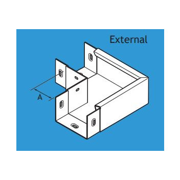 Alumasc GXJ1/EA90A Joggle 100x75mm 90D External Angle PPC