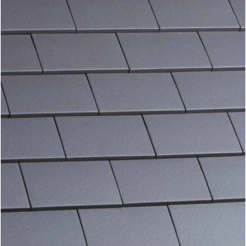 Marley Hawkins Single Camber Plain Tile Eave Top Blue Smooth