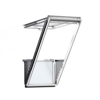 Velux GDL MK19 3066P1 Cabrio Balcony System Lacquered Pine