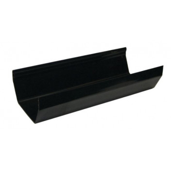 Floplast Squareline RGS2B 114mm Gutter 2m Black