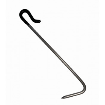 SITEFIX 316 Grade Spike Slate Hooks 150mm x 2.7mm RAL7021 Anthra (500)