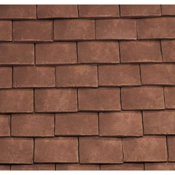 Sandtoft 2453240795 Clay Goxhill Plain Eave Tile Autumn Brown